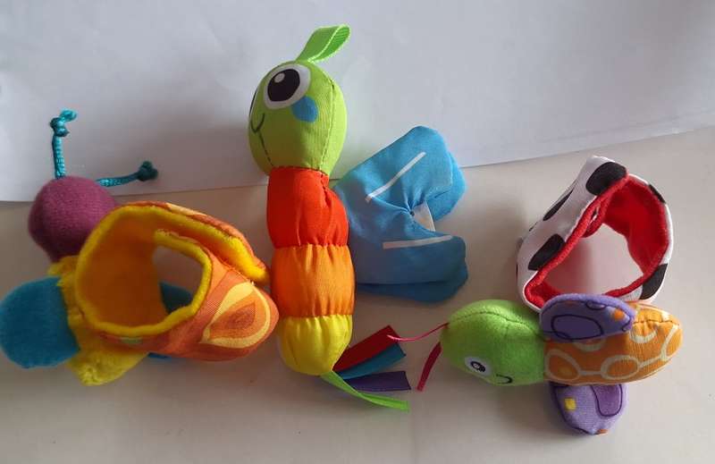 Lamaze - Wrist rattle set and Hanging Toy