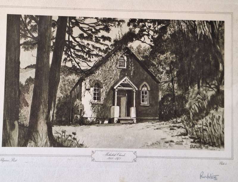 Framed Print of Pilgrims Rest Methodist Church 1911-1973 by R W Kitto