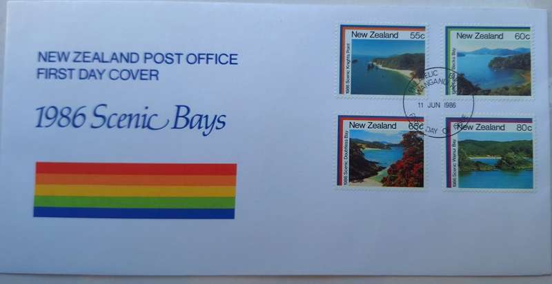New Zealand 1986 Scenic Bays FDC