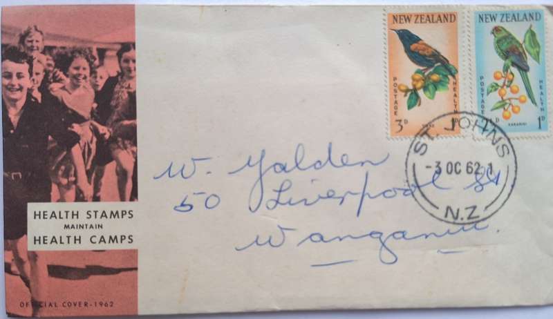 New Zealand 1962 Health Issue FDC
