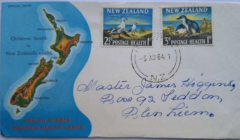New Zealand 1964 Health Stamps FDC