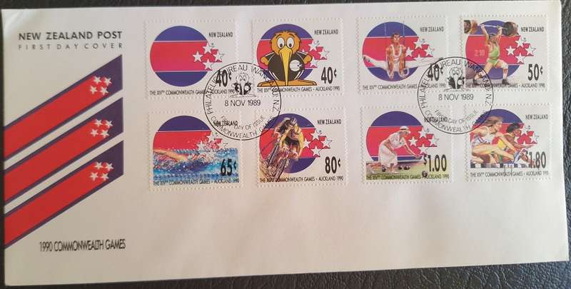 New Zealand 1989 Commonwealth Games FDC
