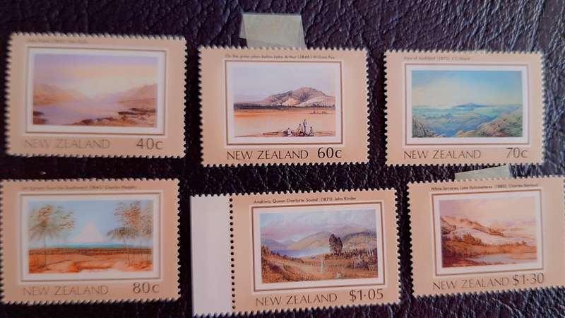New Zealand 1988 Heritage Issue The Land Set of 6 Unused Hinged stamps