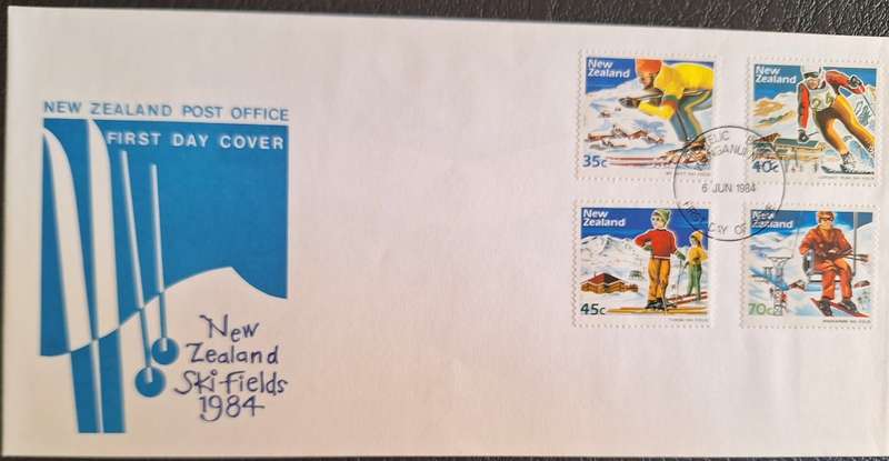 New Zealand 1984 Ski fields FDC