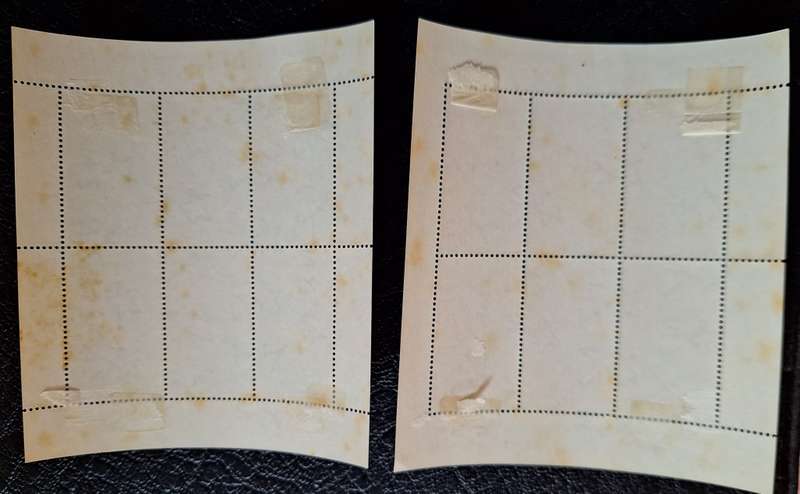 New Zealand 1959 Health Issue Birds Set of 2 Unused Hinged Miniature Sheets