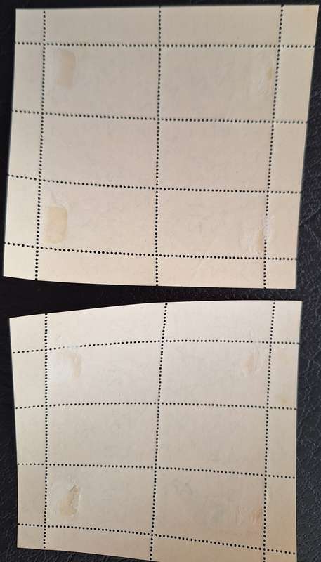 New Zealand 1957 Health Issue Set of 2 Unused Hinged Miniature Sheets