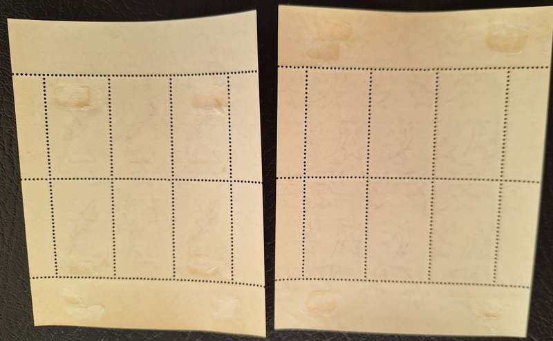 New Zealand 1962 Health Issue Birds Set of 2 Unused Hinged Miniature Sheets