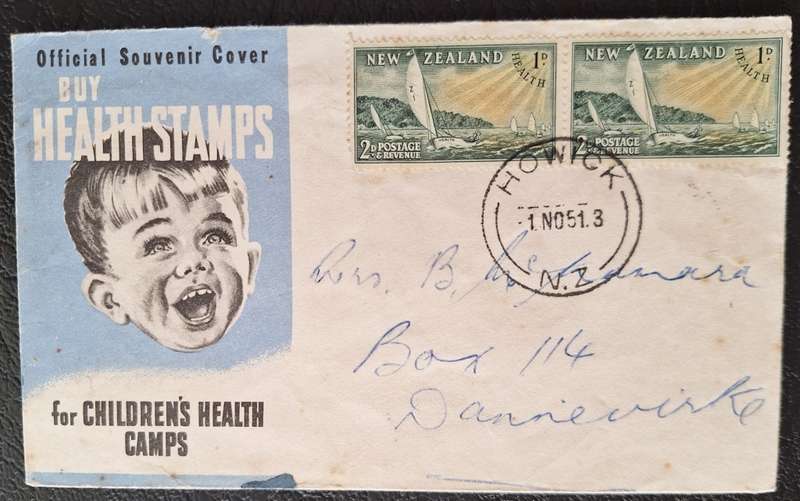 New Zealand 1951 Health Issue FDC