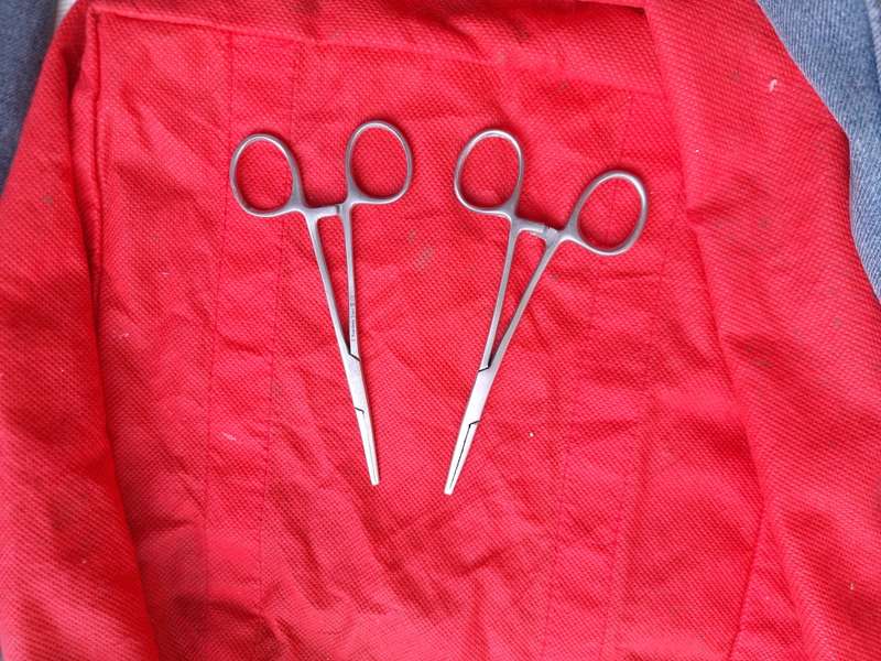 Vintage Stainless Steel Forceps