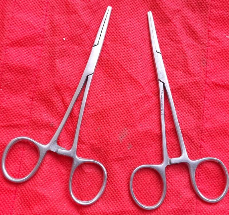 Vintage Stainless Steel Forceps