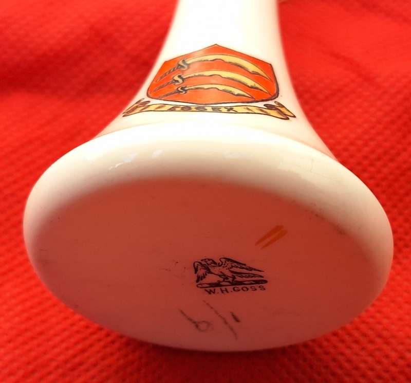 W H Goss Crested Ware Ornament Essex