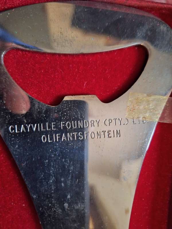 Large Bottle Opener Clayville Foundry, Olifantsfontein, in a box