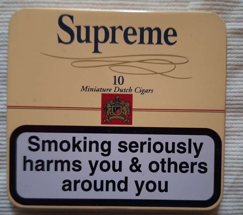 Empty Supreme Dutch Cigar Tin