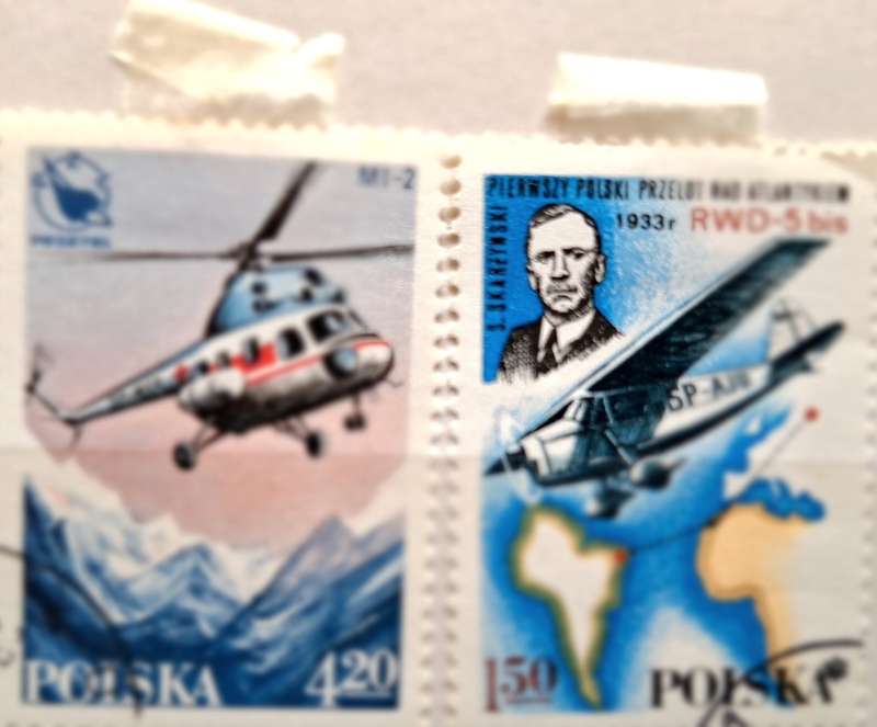 Poland 1978 History of Aviation 2 Used Hinged stamps