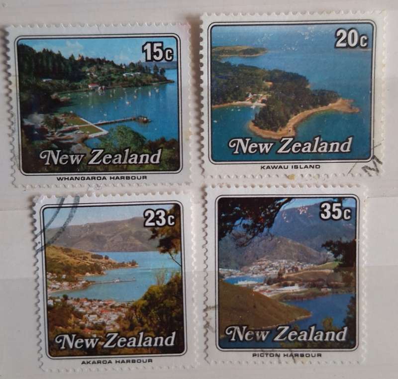 New Zealand 1979 Small Harbours Set of 4 Used Hinged stamps
