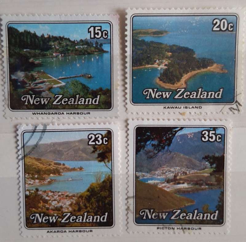 New Zealand 1979 Small Harbours Set of 4 Used Hinged stamps