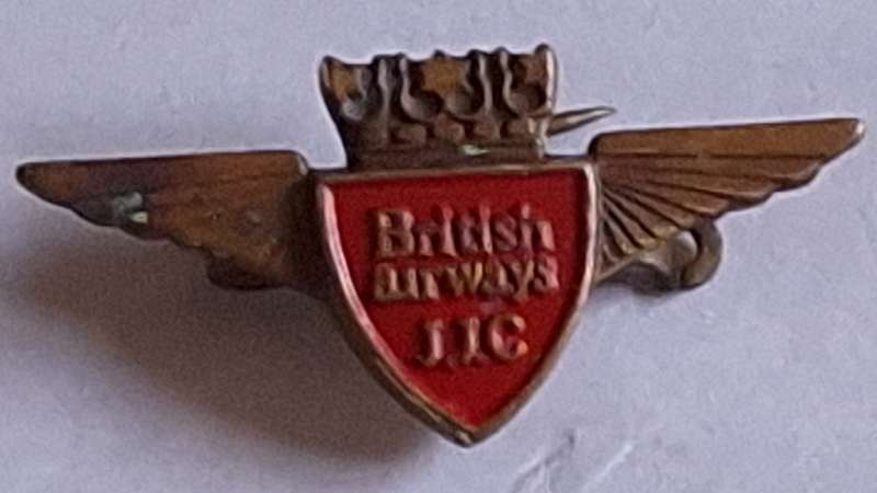 Vintage British Airways J.J.C. Junior Jet Club Kiddie Wings