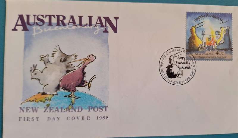 New Zealand 1988 Australian Bicentenary FDC