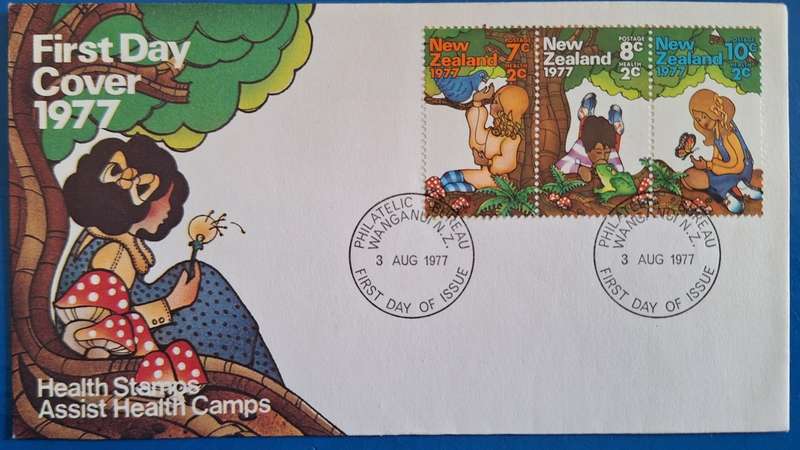 New Zealand 1977 Health Issue Stamps FDC