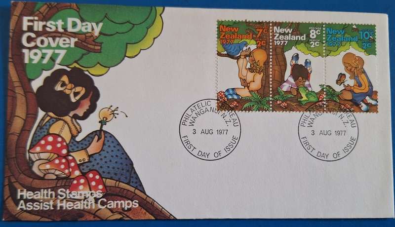New Zealand 1977 Health Issue Stamps FDC
