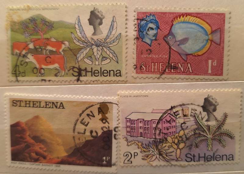 St Helena Mixed Lot of 3 Used stamps