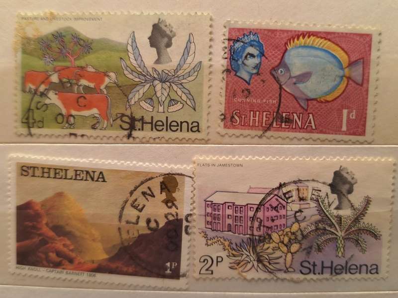 St Helena Mixed Lot of 3 Used stamps