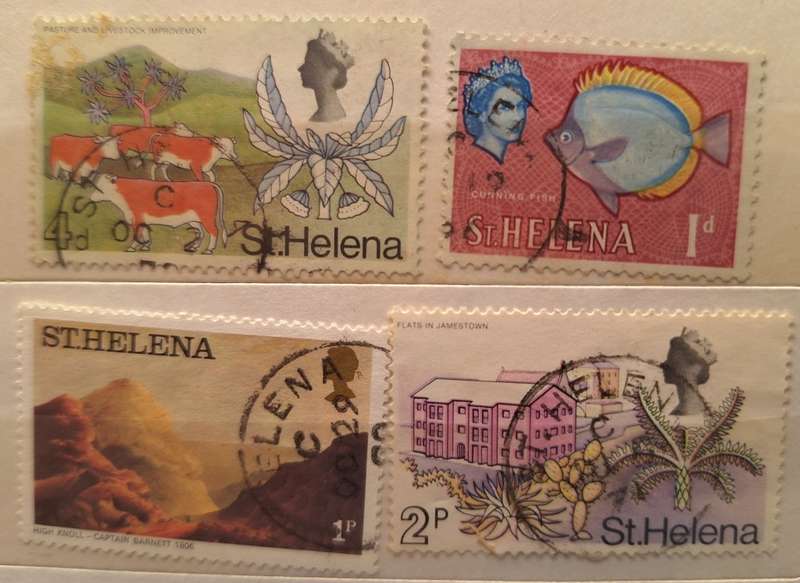 St Helena Mixed Lot of 3 Used stamps