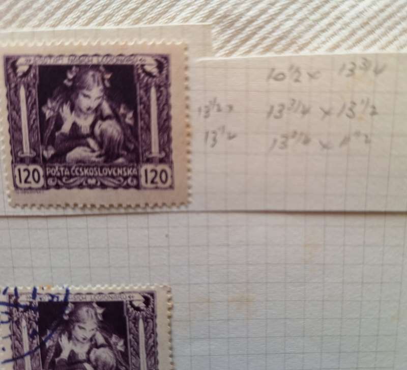 Czechoslovakia 1919 Legion Commemoration 3 Unused and 2 Used Hinged on Paper