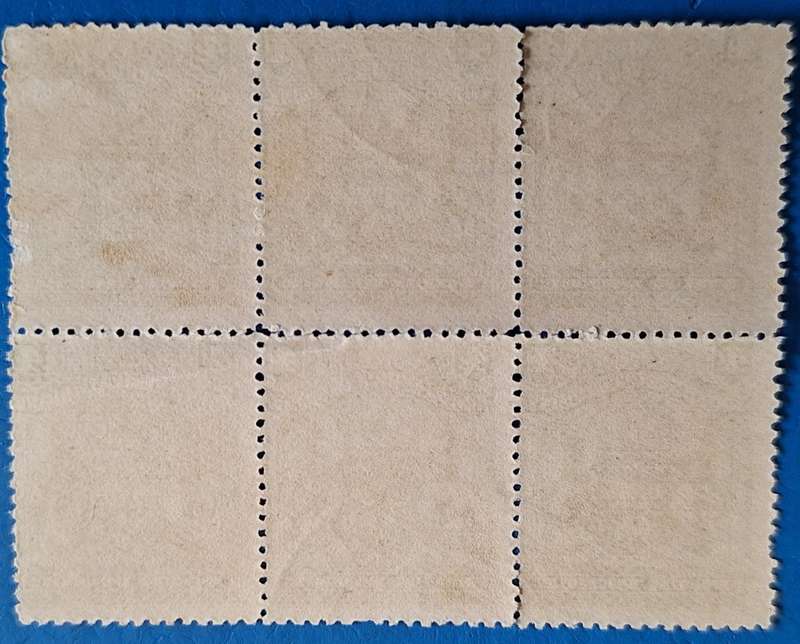 British South Africa Company 1898-1908 Defin Issue Block of 6 Used Olive 4d stamps