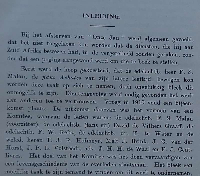 Het Leven van Jan Hendrik Hofmeyr (Onze Jan) Hardeband 1913