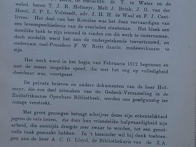 Het Leven van Jan Hendrik Hofmeyr (Onze Jan) Hardeband 1913