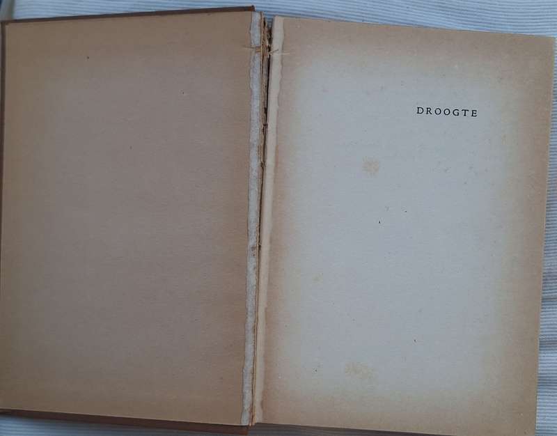 Droogte deur C M van den Heever Hardeband 1935 Derde Druk