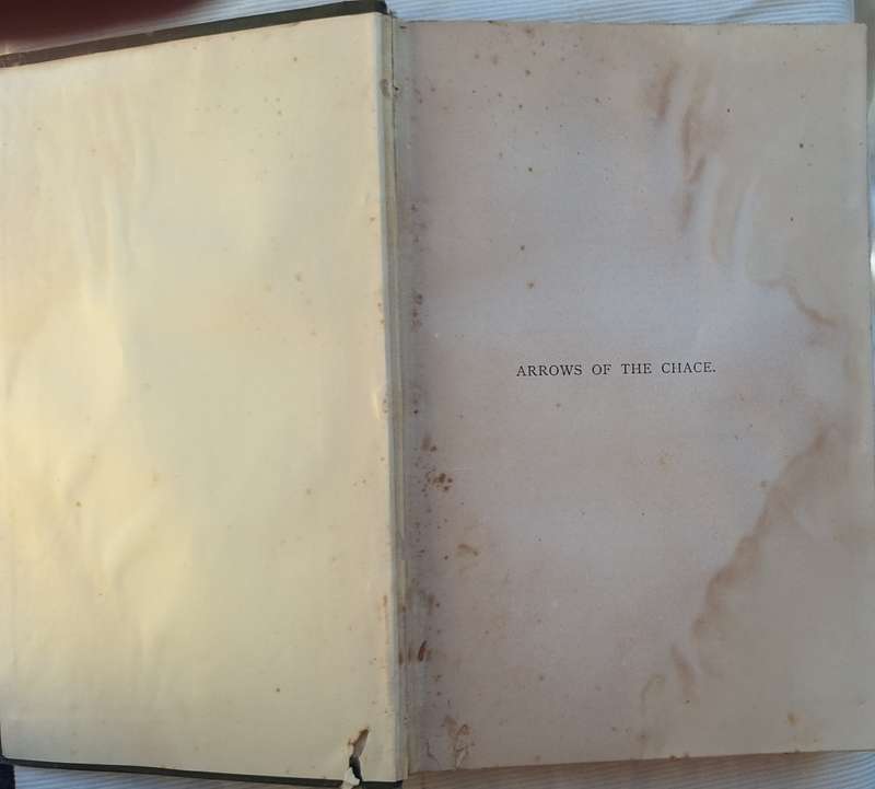 Arrows of the Chace Vol II by John Ruskin Hardcover 1880