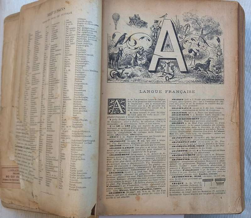 Petit Larousse illustré Nouveau dictionnaire encyclopédique Claude Auge 1917