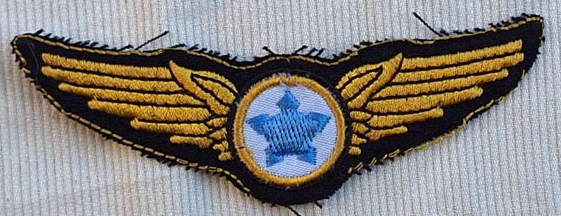 SA Airforce Fabric Embroidered Sweethearts Badge