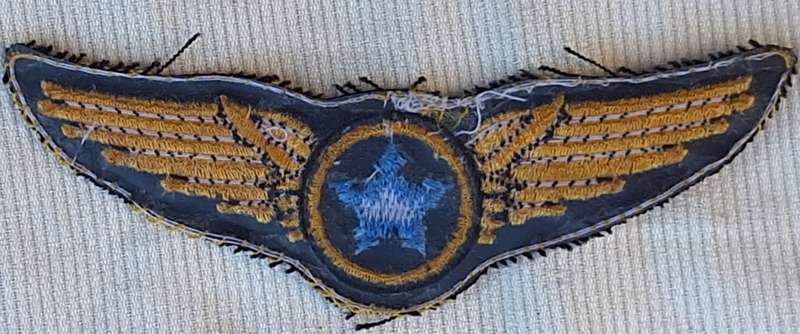 SA Airforce Fabric Embroidered Sweethearts Badge