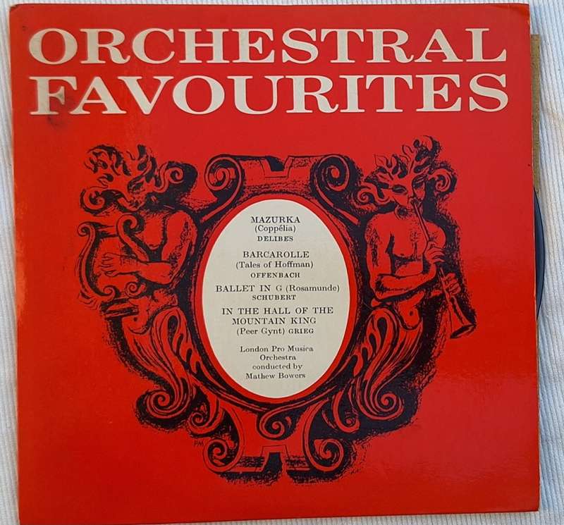 London Pro Musica Orchestra Orchestral Favourites ARC 46 Vinyl, 7`, 33  RPM, EP