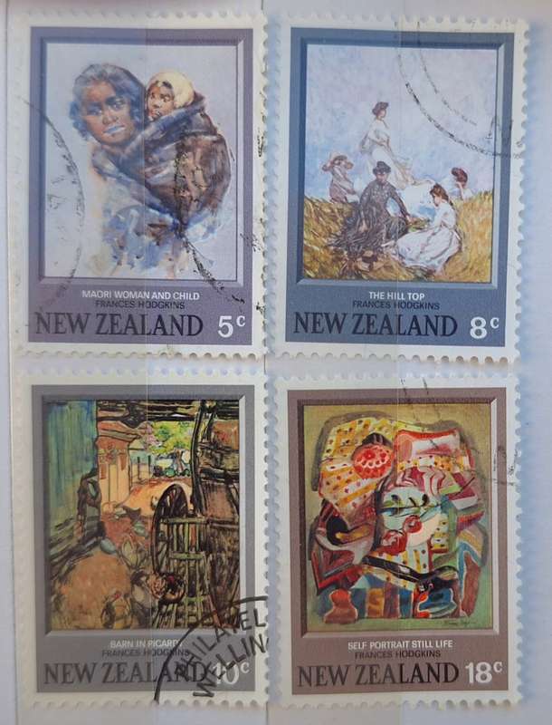 New Zealand 1973 Hodgkins Paintings Set of 4 Used Hinged stamps