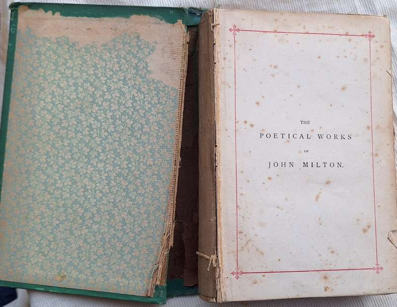 Milton`s Poetical Works Moxons Popular Poets Ed: W M Rossetti Hardcover