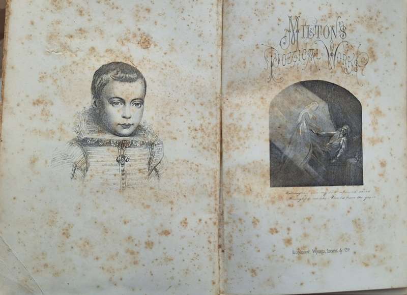 Milton`s Poetical Works Moxons Popular Poets Ed: W M Rossetti Hardcover