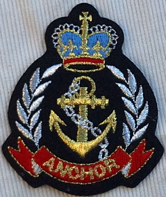 Embroidered Anchor Badge