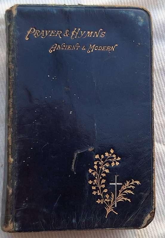 Prayer & Hymns Ancient & Modern Pocket Book Inscription dated 1856