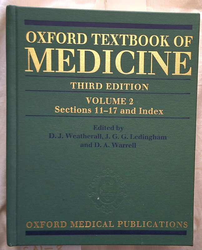 Oxford Text Book of Medicine Third Edition Vol 2 Sections 11-17 Hardcover