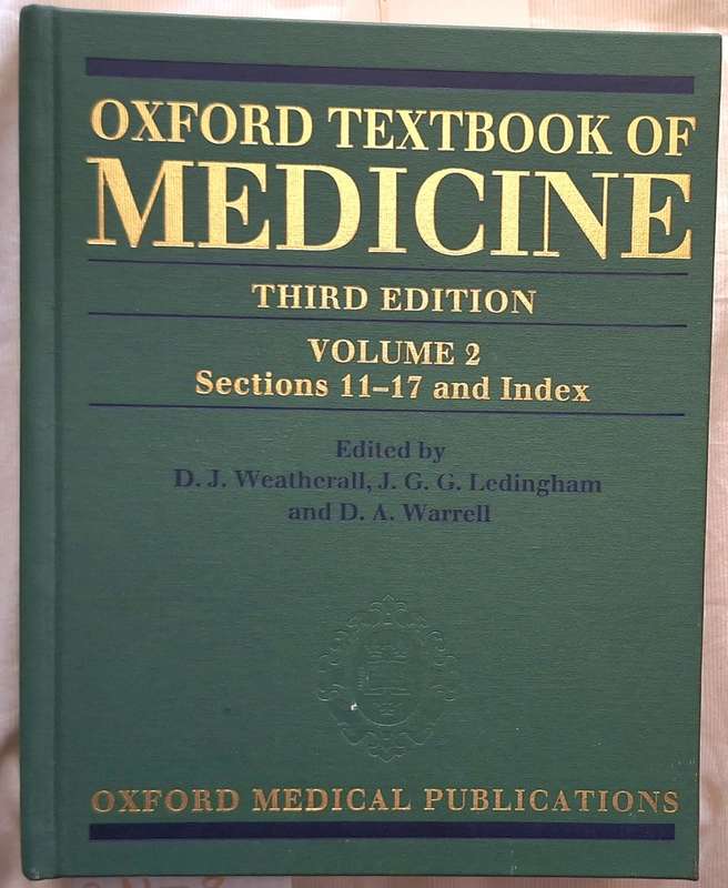 Oxford Text Book of Medicine Third Edition Vol 2 Sections 11-17 Hardcover