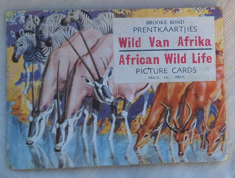 Brooke Bond African Wild Life Picture Cards Incomplete Album
