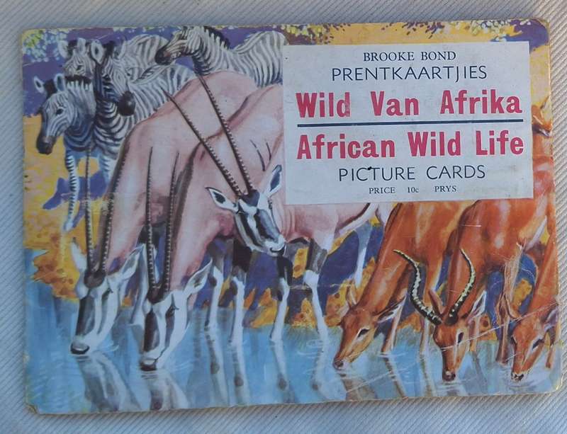 Brooke Bond African Wild Life Picture Cards Incomplete Album