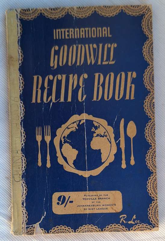 International Goodwill Recipe Book Paperback 1957