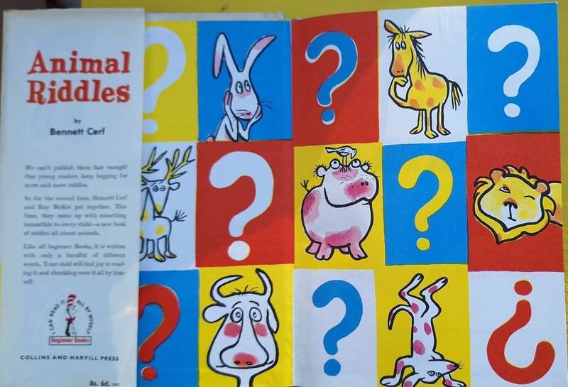 Bennett Cerf`s book of Animal Riddles Hardcover