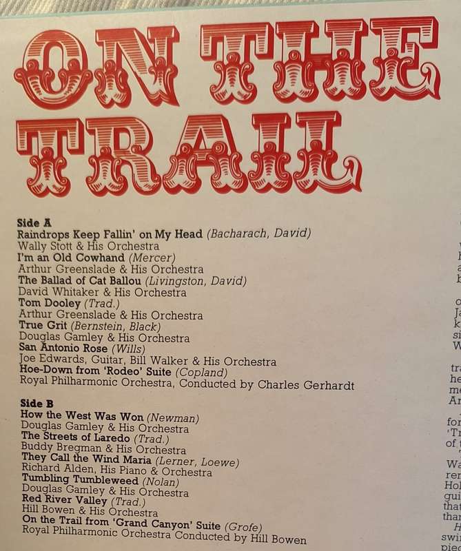On the Trail Reader`s Digest Vinyl RDES 4019 RDS 9197