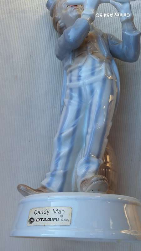 Porcelain Ornament Candy Man by Otagiri Japan